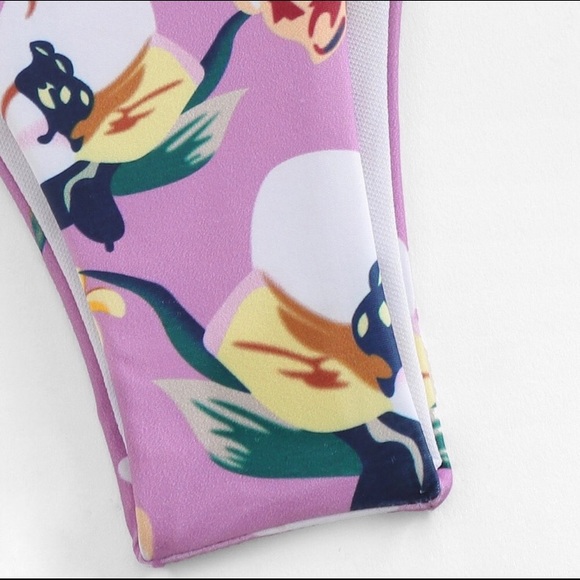 Only 1 left XL 😍Purple Floral bikini - Picture 6 of 8